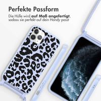 imoshion SilikonHülle design mit Band Apple iPhone 11 Pro - Animal Lila