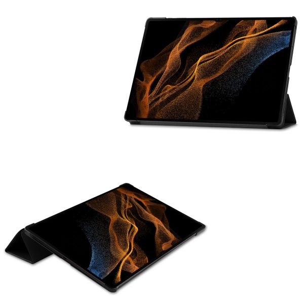 imoshion Trifold Klapphülle Galaxy Tab S8 Ultra - Schwarz
