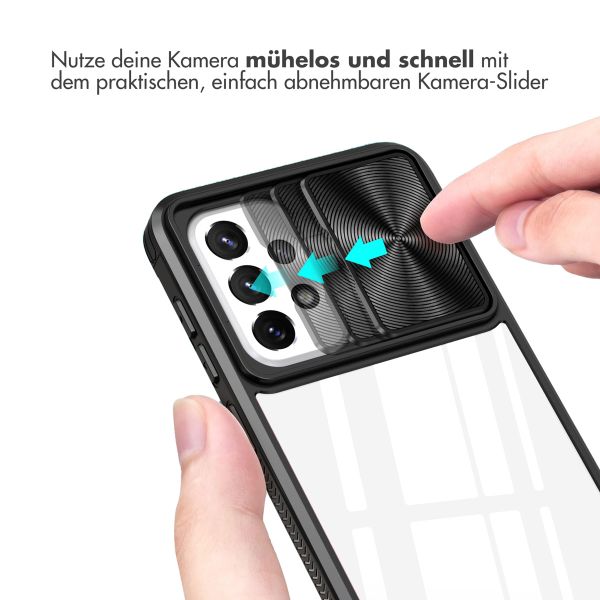 imoshion Back Cover mit Kameraschieber für das Samsung Galaxy A23 (5G) - Schwarz