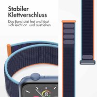 imoshion Nylon-Armband⁺ für die Apple Watch Series 1 bis 10 / SE / Ultra (2) (44/45/46/49 mm) - Dark Navy Blue