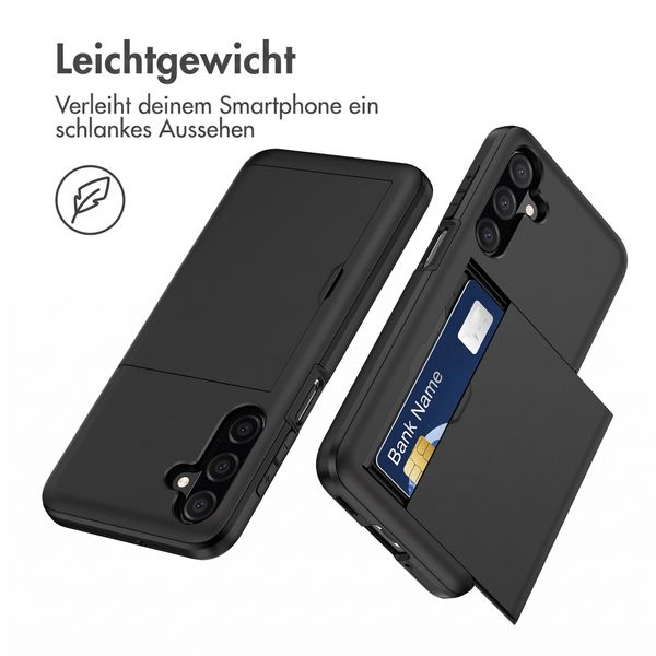 imoshion Backcover mit Kartenfach Samsung Galaxy A18 (4G) - Schwarz