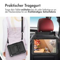 Accezz Robustes Back Cover mit Schultergurt für das iPad Air 13 Zoll (2025) M3 / (2024) M2 - Schwarz