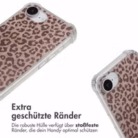 imoshion Design Hülle mit Band Apple iPhone 16e - Leopard Mood
