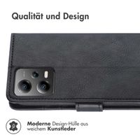 imoshion Luxuriöse Klapphülle Xiaomi Poco X5 5G - Schwarz