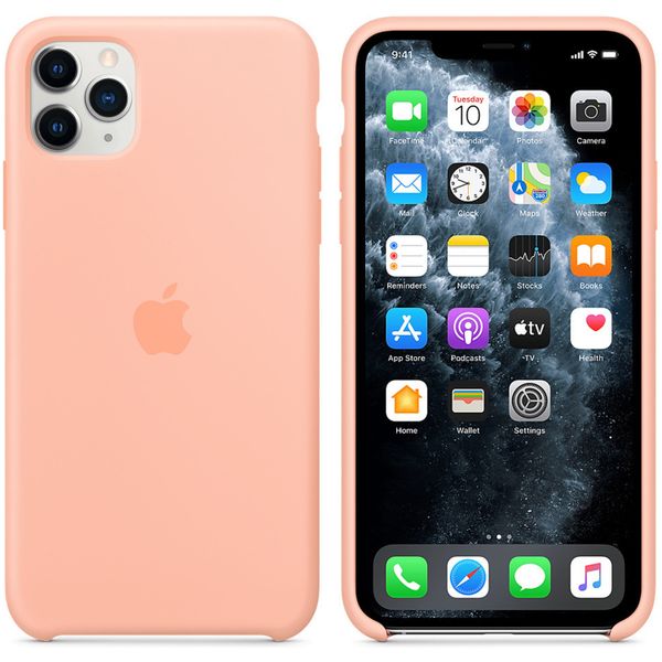 Apple Silikon-Case für das Apple iPhone 11 Pro Max - Grapefruit