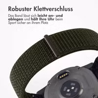 imoshion QuickFit® Nylon Armband -   Garmin 20 mm Anschluss - Größe L/XL - Grün