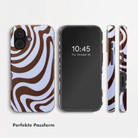 Selencia Vivid Back Cover Apple iPhone 17 - Dream Swirl Chocolate