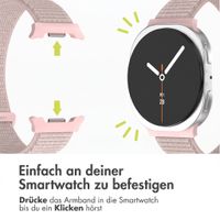 imoshion Nylonarmband für Samsung Galaxy Watch 9 (40/44mm) / Watch 8 (40/44mm) / Classic (46mm) - Light Pink