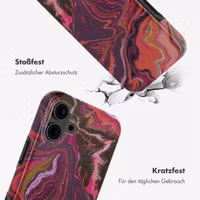 Selencia Vivid Rückabdeckung mit MagSafe Apple iPhone 16 - Marble Purple