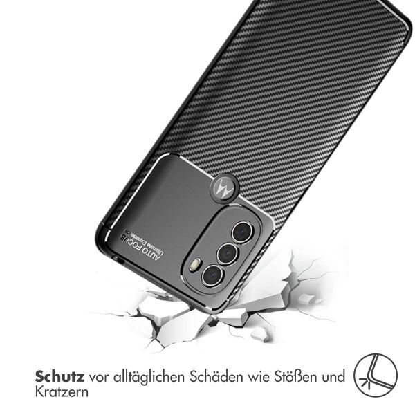 imoshion Carbon-Hülle für das Motorola Moto G31 - Schwarz