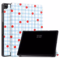 imoshion Design Trifold Klaphülle Samsung Galaxy Tab A11 Plus / A9 Plus - Cherry Check
