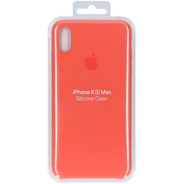 Apple Silikoncase Nectarine für das Apple iPhone Xs Max