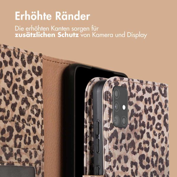 imoshion Design Klapphülle Samsung Galaxy A51 - Leopard Mood