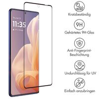 Accezz Full Cover Screen Protector aus gehärtetem Glas Motorola Moto G85