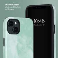 Selencia Vivid Rückabdeckung mit MagSafe Apple iPhone 14 - Marble Grayed Jade