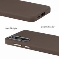 Accezz Mesh Backcover mit MagSafe Samsung Galaxy S25 / S24 - Braun