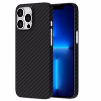 Accezz MagSafe Kevlar Hülle Apple iPhone 13 Pro Max - Schwarz