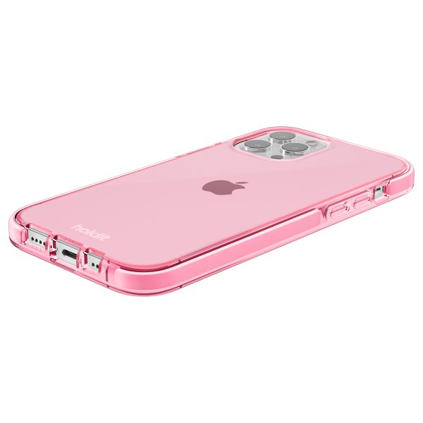 Holdit Seethru Case für das iPhone 12 (Pro) - Bright Pink