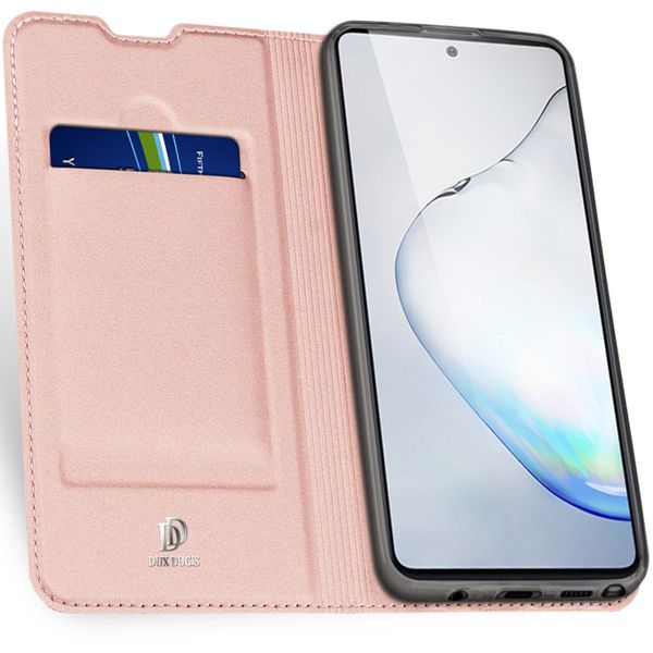 Dux Ducis Slim TPU Klapphülle Roségold Samsung Galaxy Note 10 Lite