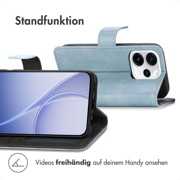 imoshion Luxuriöse Klapphülle Oppo Reno 15F - Hellblau