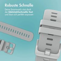 imoshion Sport-Silikonarmband mit Schnalle - Universelle 22 mm Anschluss - Grau