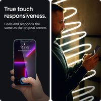 Spigen GLAStR Privacy EZ Fit Displayschutzfolie  + Applicator für das Apple iPhone 13 Pro Max