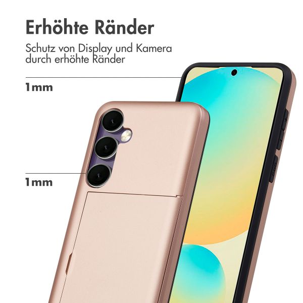 imoshion Backcover mit Kartenfach Samsung Galaxy S24 FE - Rosé gold