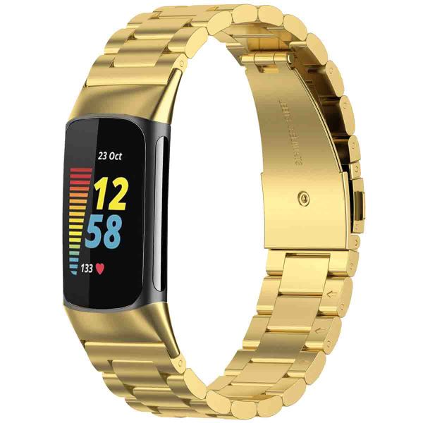 imoshion Edelstahlarmband für das Fitbit Charge 5 / Charge 6 - Gold