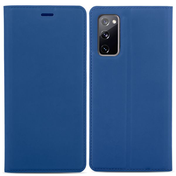 imoshion Slim Folio Klapphülle Samsung Galaxy S20 FE - Dunkelblau