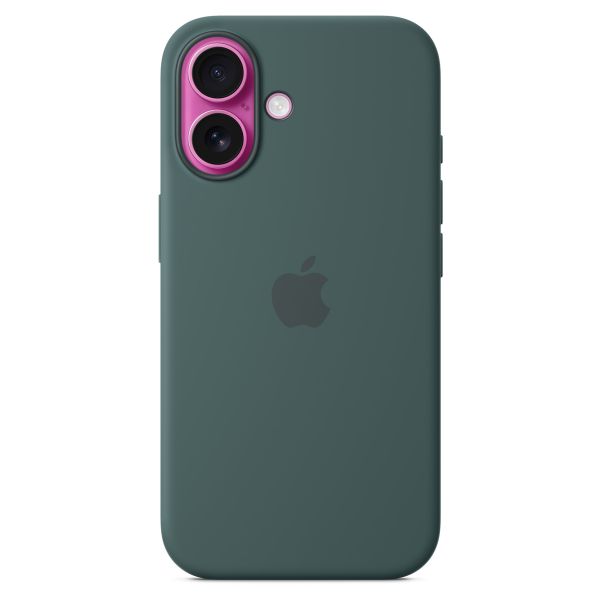 Apple Silikon-Case MagSafe für das Apple iPhone 16 - Lake Green