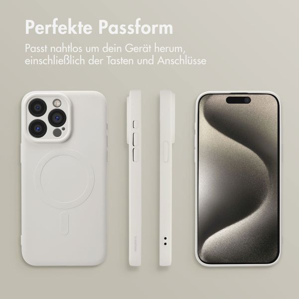 imoshion Color Back Cover mit MagSafe Apple iPhone 15 Pro Max - Beige