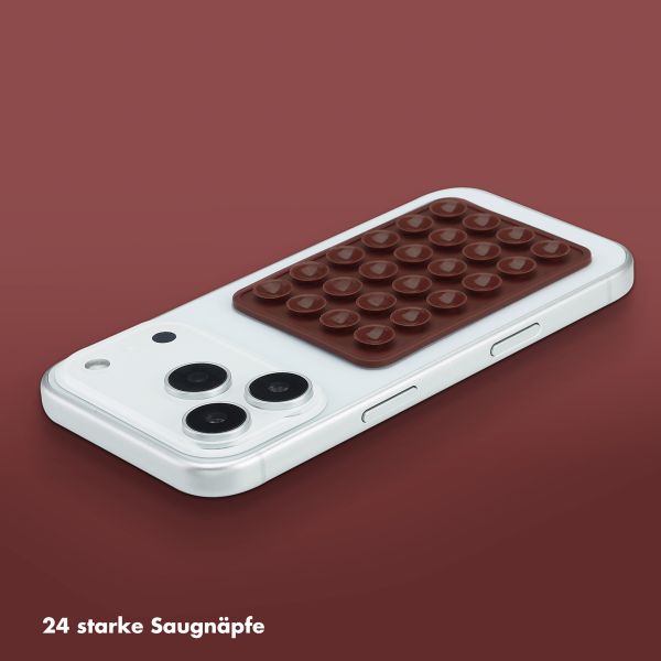 Selencia ﻿2er-Pack Telefonhalter Saugnapf - Terracotta