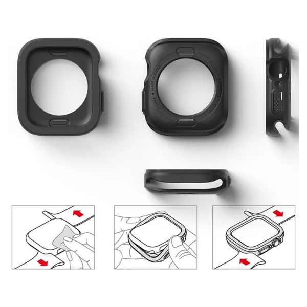 Ringke Air Sports Case für die Apple Watch Series 4-9 - 40/41 mm - Schwarz