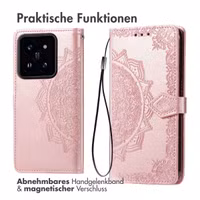 imoshion Mandala Klapphülle Xiaomi 14T - Rosé gold