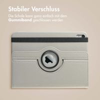 imoshion 360° drehbare Klapphülle Apple iPad 11 (2025) 11 Zoll A16 / iPad 10 (2022) 10.9 Zoll - Grau