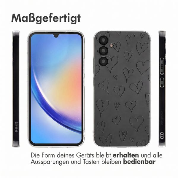 imoshion Design Hülle Samsung Galaxy A34 (5G) - Hearts