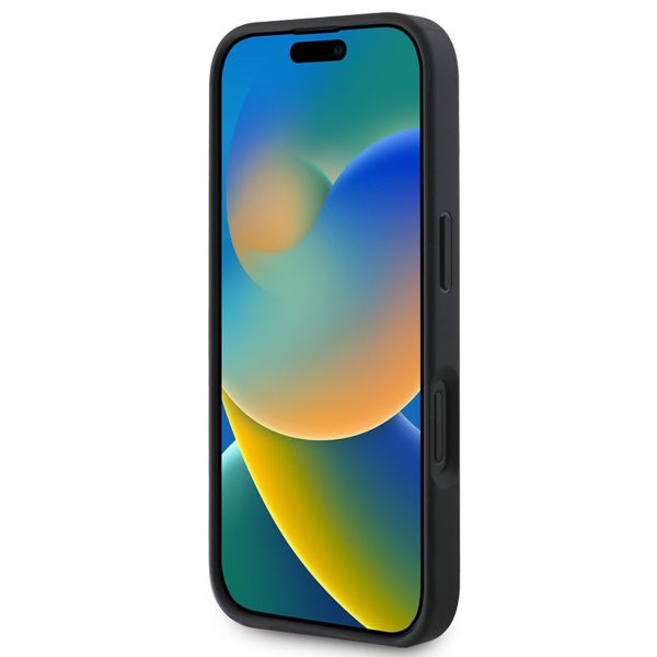 Guess Bottom Stripe 4G Back Cover Apple iPhone 16 - Grau