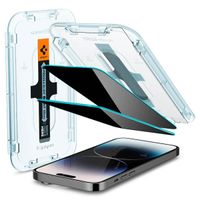Spigen GLAStR Privacy EZ Fit Displayschutzfolie + Applicator Apple iPhone 14 Pro