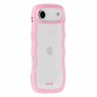 Holdit Wavy Case Apple iPhone Air - Transparent / Pink