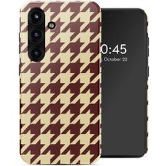 Selencia Vivid Back Cover Samsung Galaxy S25 - Pied-de-Poule