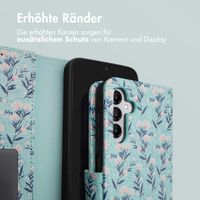 imoshion Design Klapphülle Samsung Galaxy A14 (5G/4G) - Blue Flowers