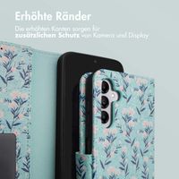 imoshion ﻿Design Klapphülle für das Samsung Galaxy A14 (5G/4G) - Blue Flowers