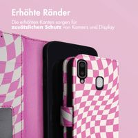 imoshion Design Klapphülle für das Samsung Galaxy A20e - Retro Pink