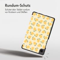 imoshion Design Trifold Klaphülle Samsung Galaxy Tab A11 Plus / A9 Plus - Citrus Dream