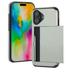 imoshion Backcover mit Kartenfach Apple iPhone 16 - Grün