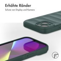 imoshion EasyGrip Back Cover für das iPhone 14 - Dunkelgrün