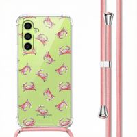 imoshion Design Hülle mit Band Samsung Galaxy A34 (5G) - Crab Watercolor