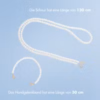 imoshion Back Cover mit Band + Armband iPhone 16 - Perlen
