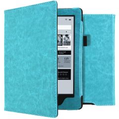 imoshion Vegan Leather Klapphülle Kobo Aura H2O - Hellblau