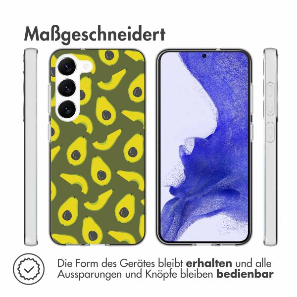 imoshion Design Hülle für das Samsung Galaxy S23 Plus - Avocados